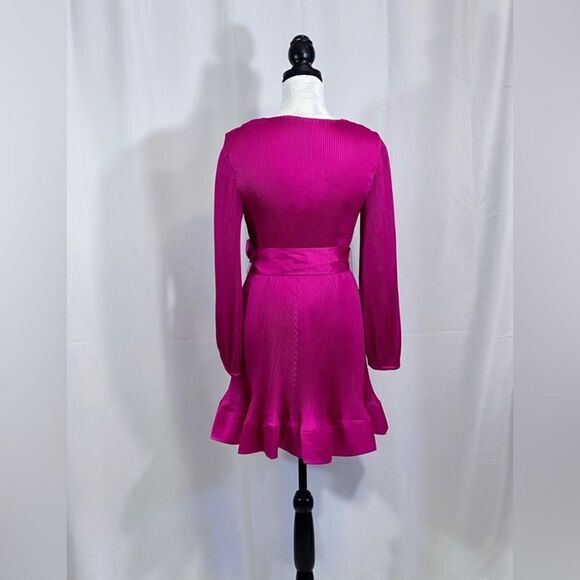 Milly Liv Satin Pleated Dress size 8 - Picture 5 of 10